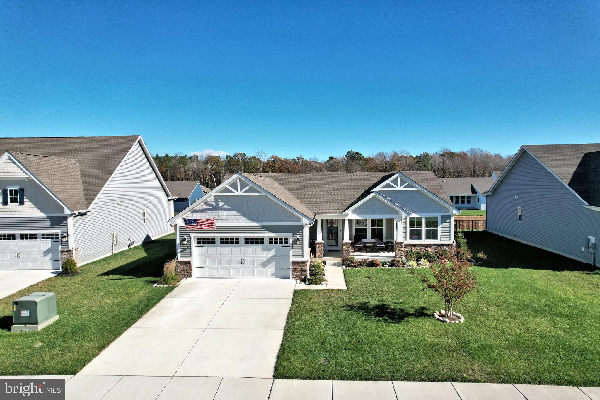 front view of house with a yard