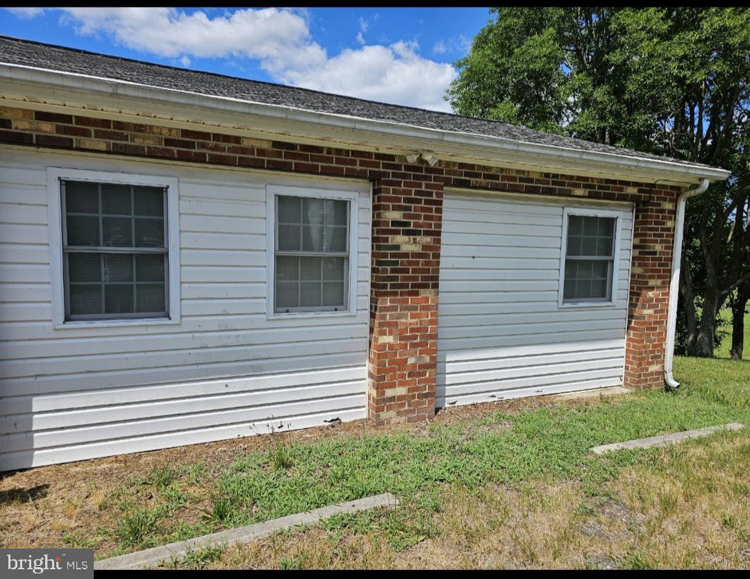 a view of a house with a window