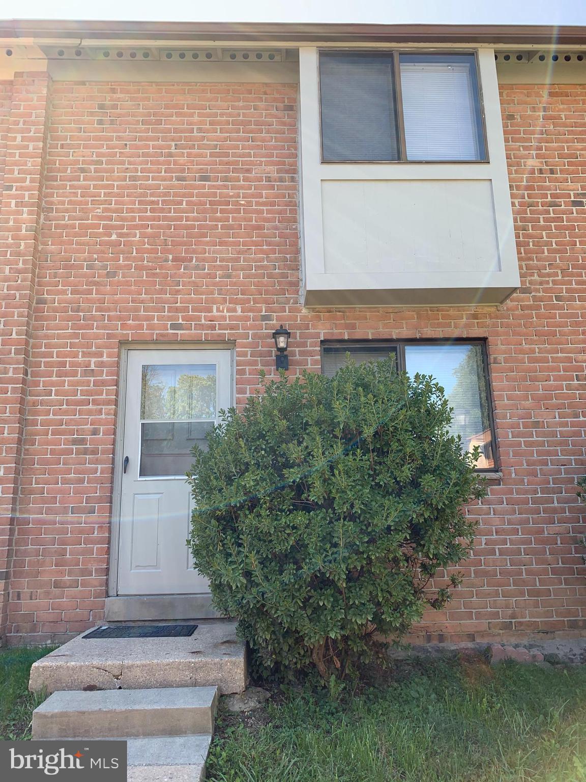 a view of front door of house