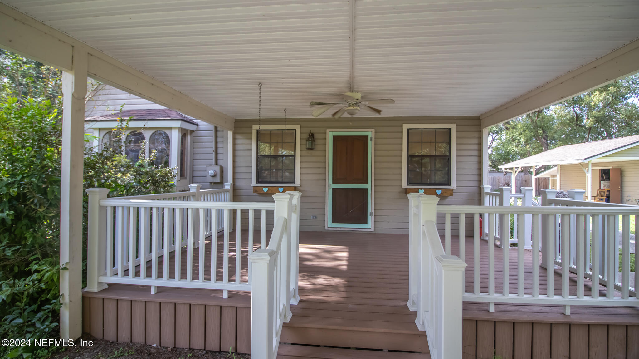 a view of a house with a porch