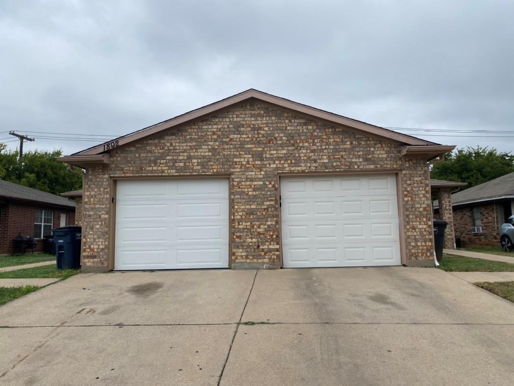 a view of garage