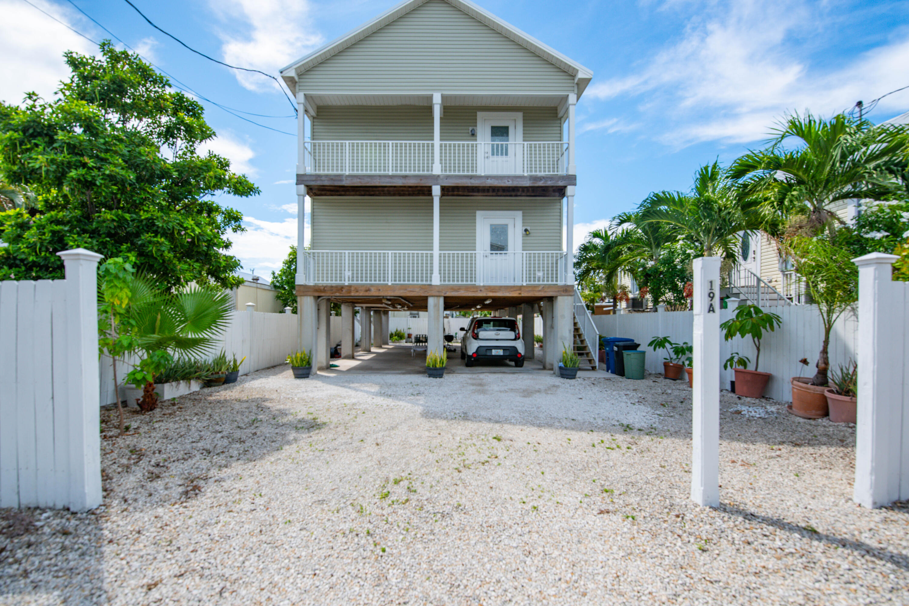 a view of a house with a patio