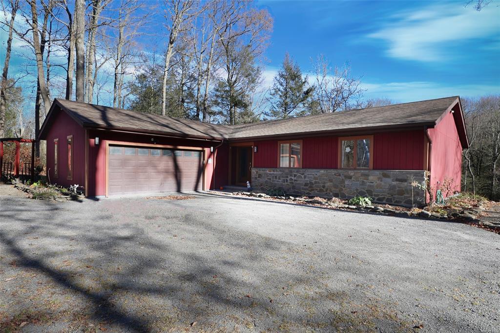 Ranch-style house with a garage