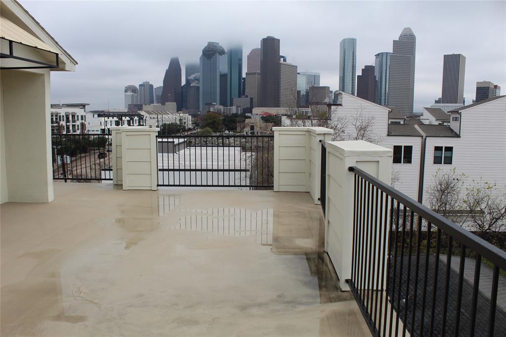 a view of a city with tall buildings