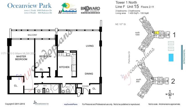 $2,800 | 1000 Parkview Drive, Unit 415 | Three Islands