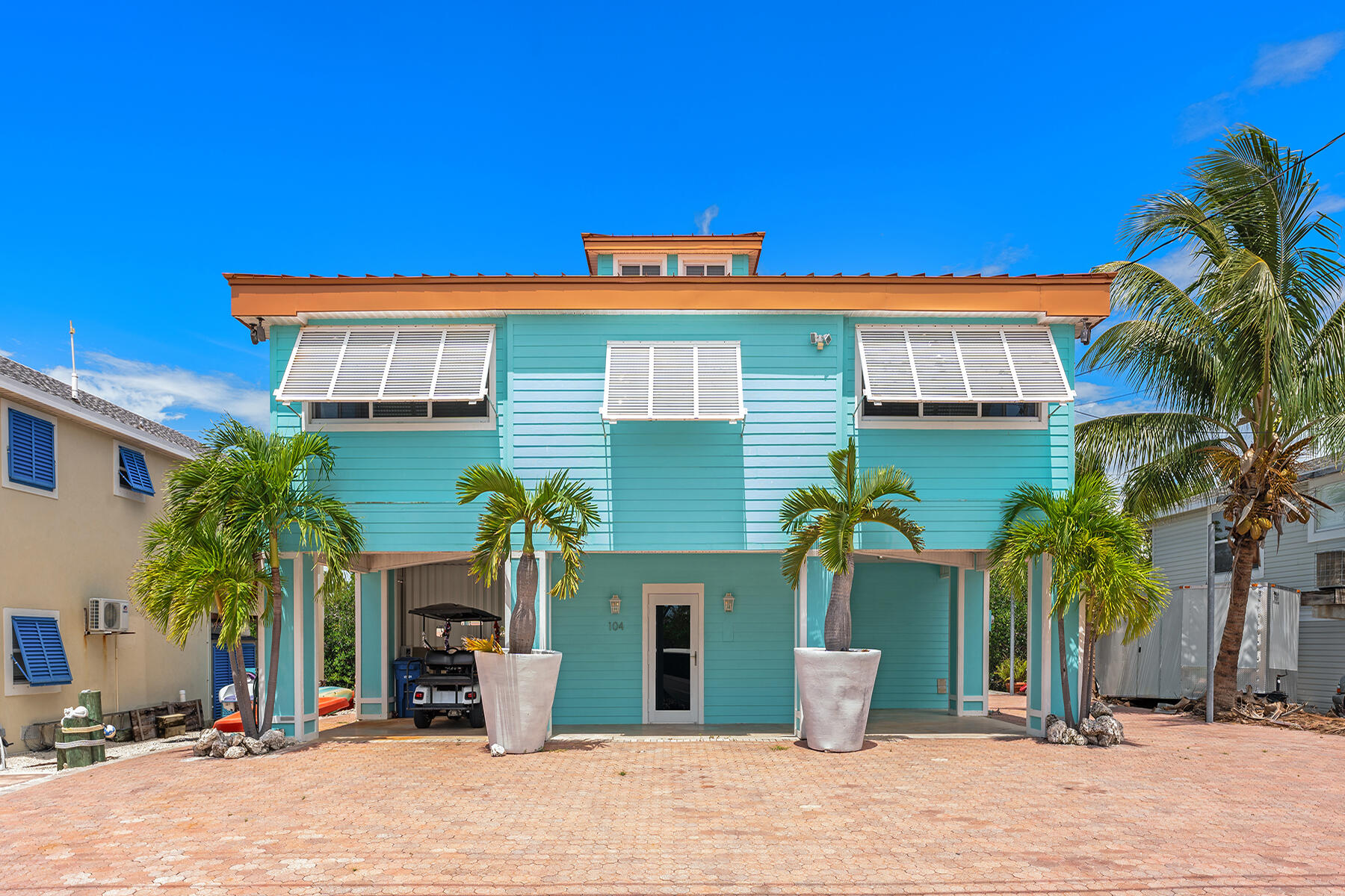 a front view of house with outdoor space