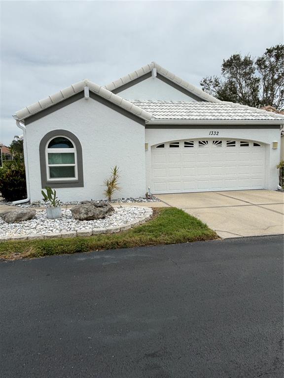 a front view of house with yard