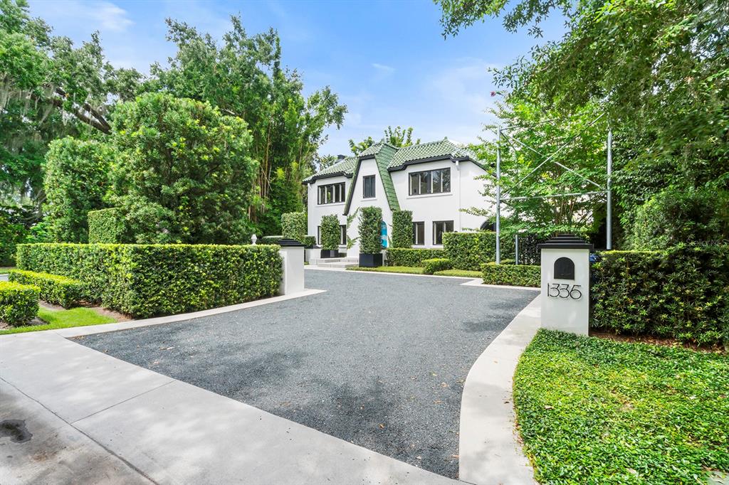 Front Driveway Entrance