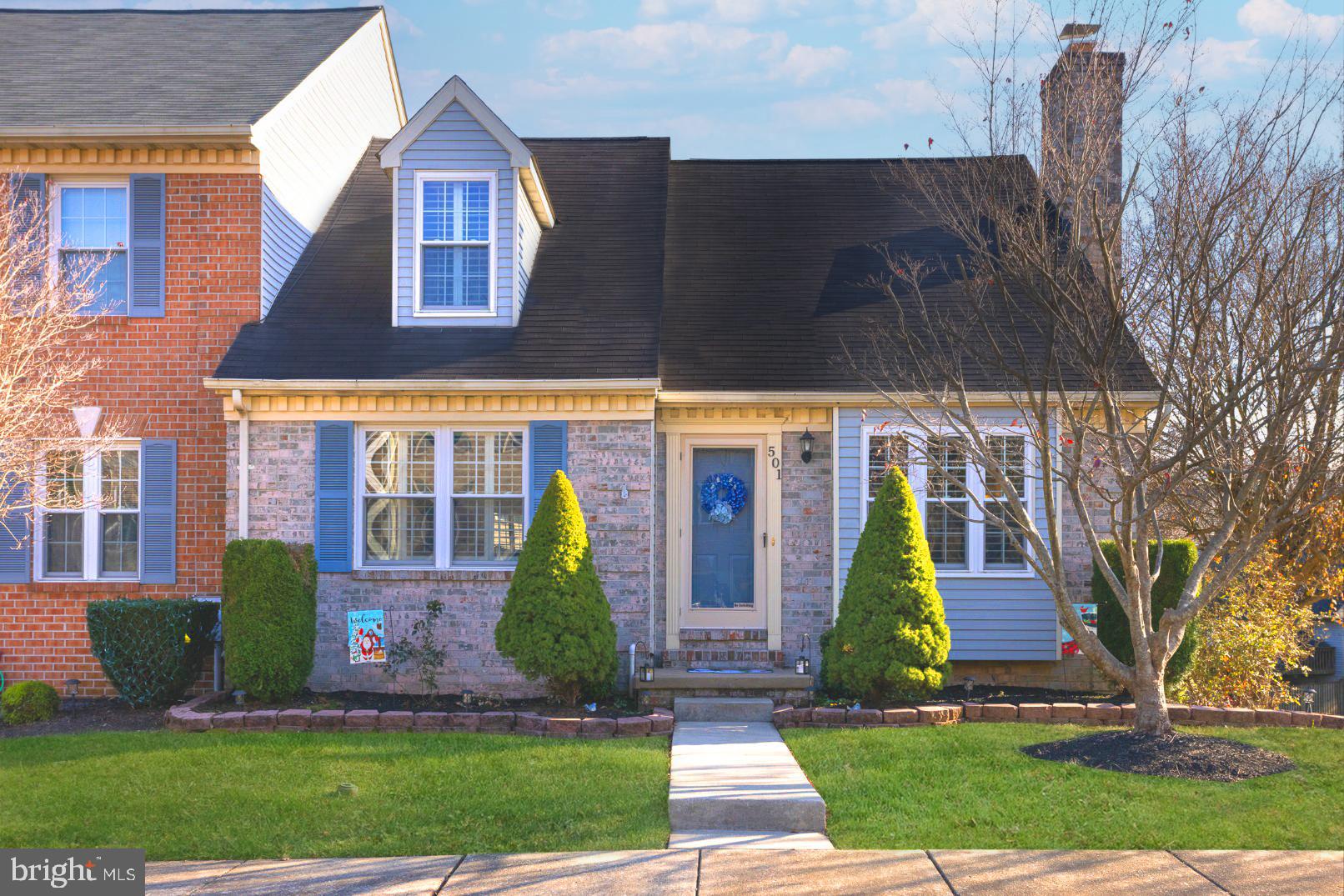 front view of house with a yard