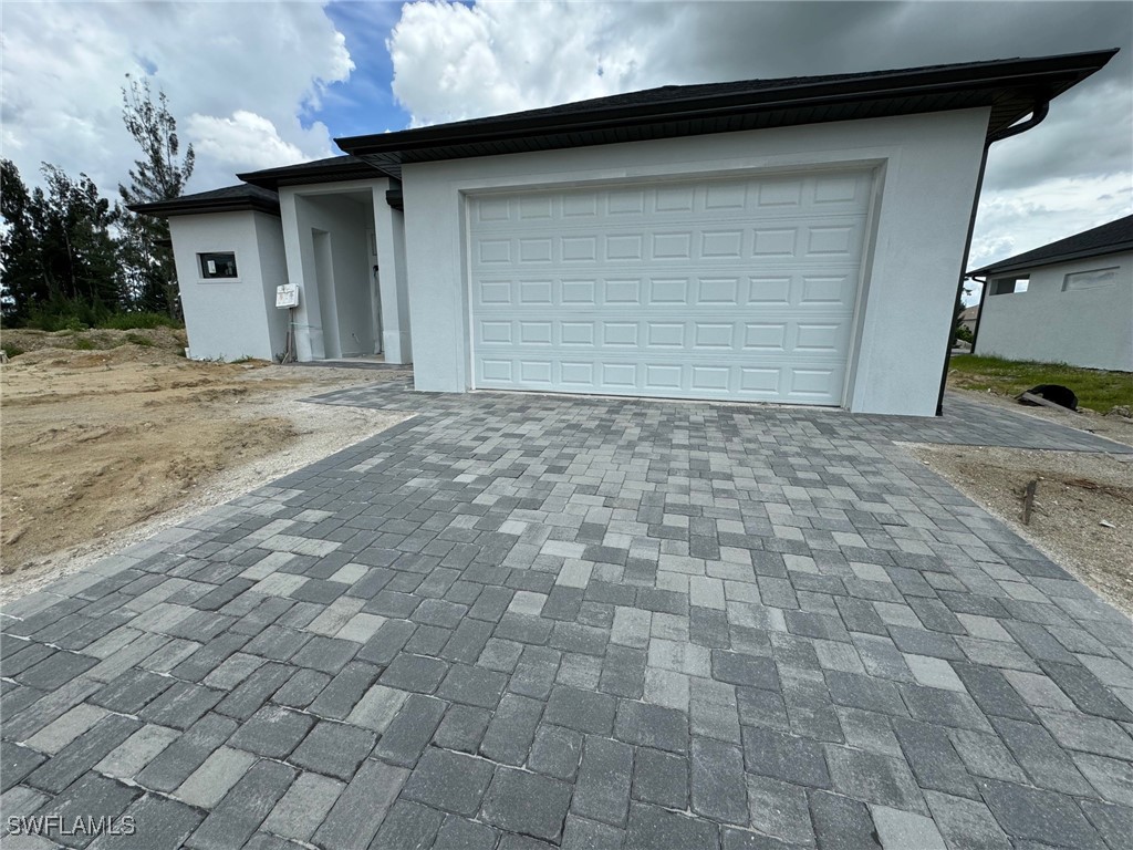 a backyard of a house