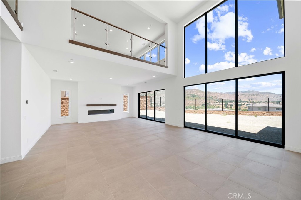 a view of an entryway with a window