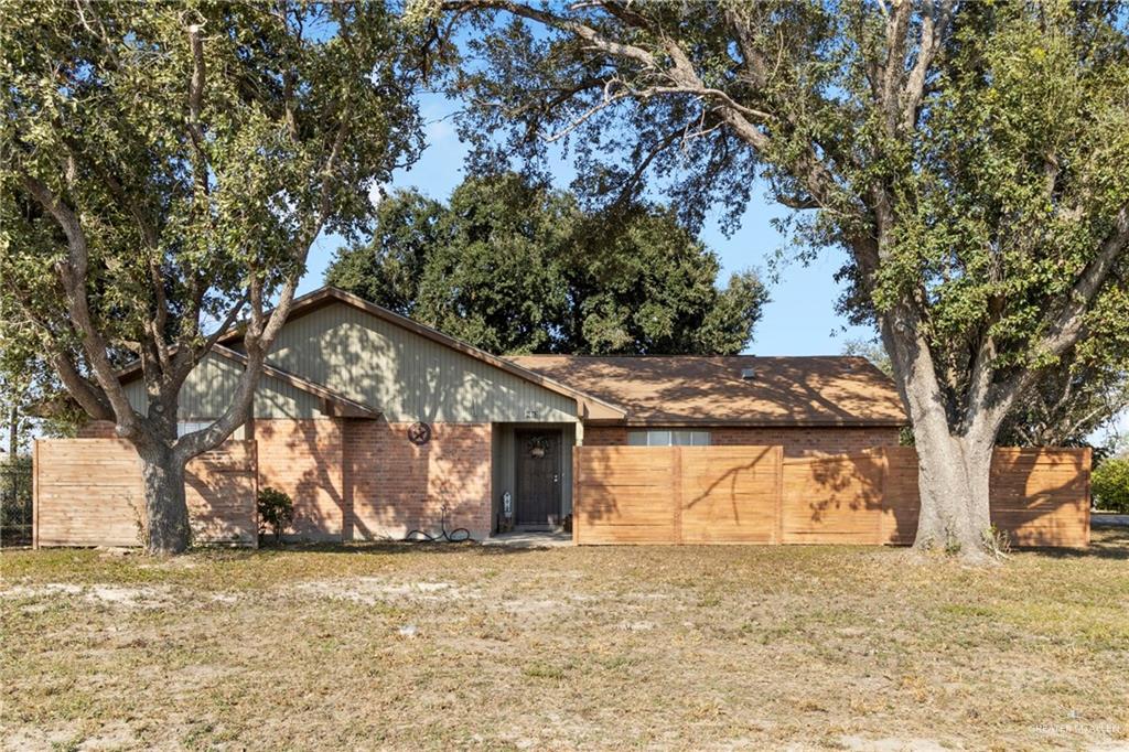 a front view of house with yard