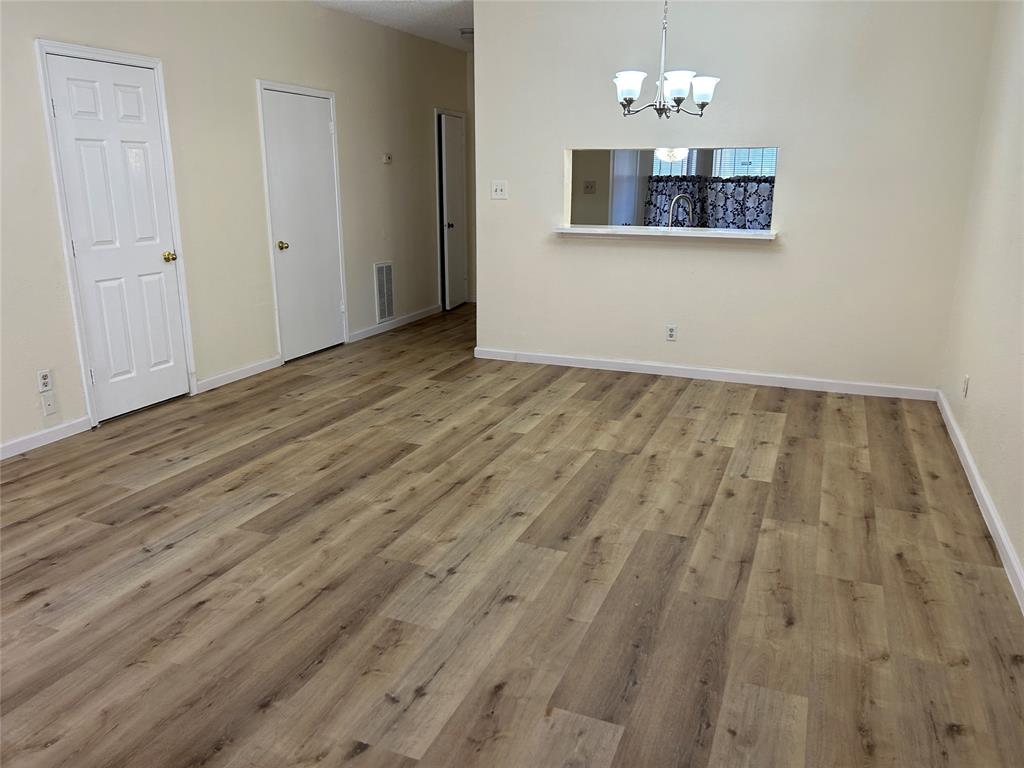 wooden floor in an empty room