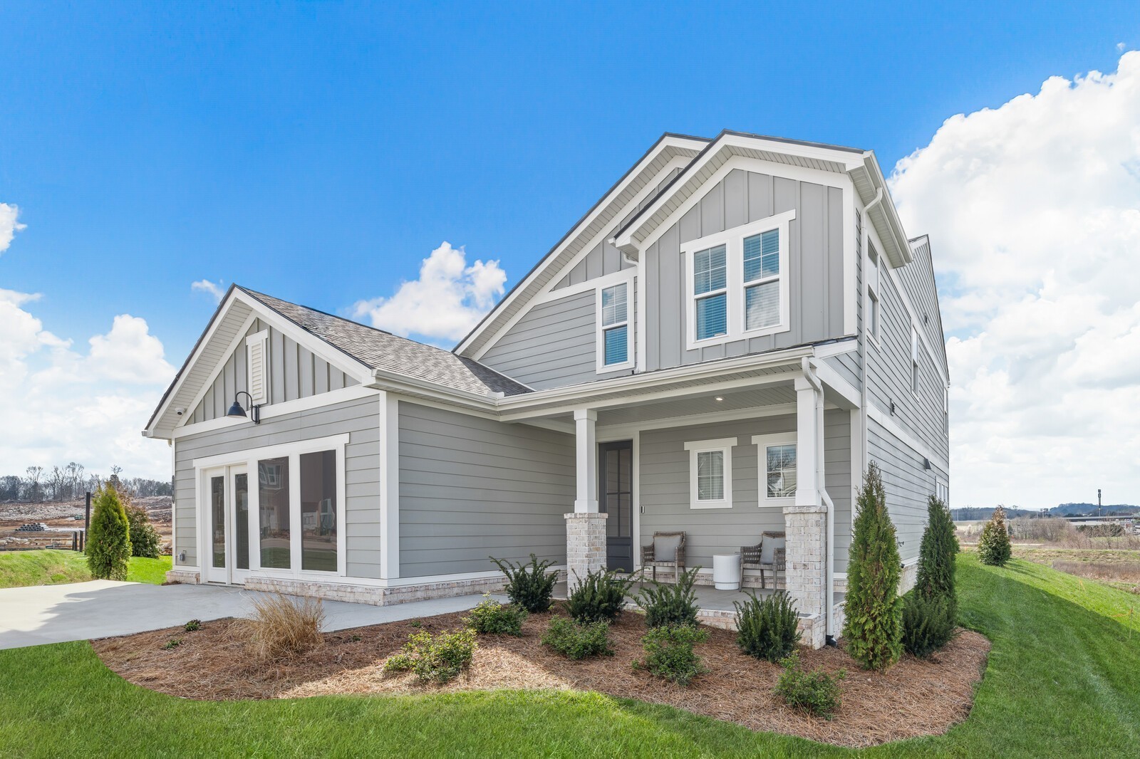 The Ashland at Bear Creek Overlook. Come visit our model home and sales office which is open daily. This photo is for informational purposes only.