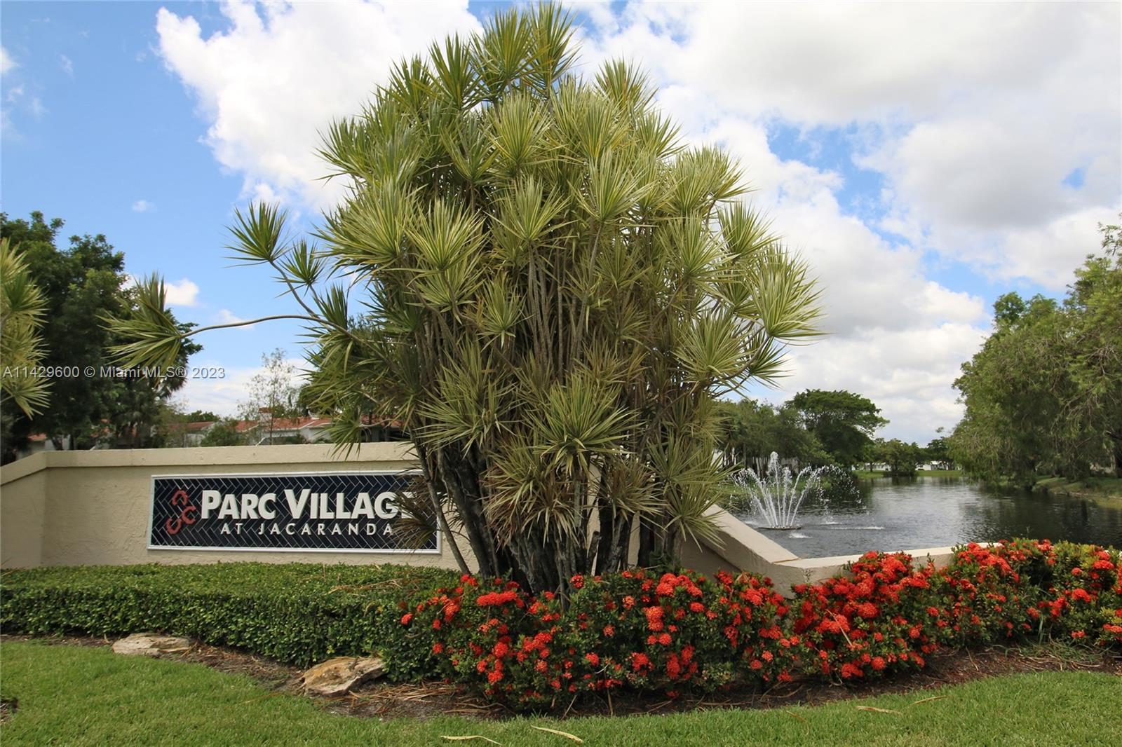 a view of sign board and lake view