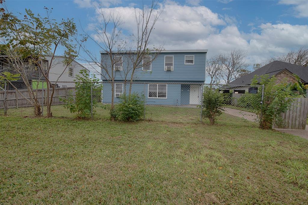 front view of a house with a dry yard