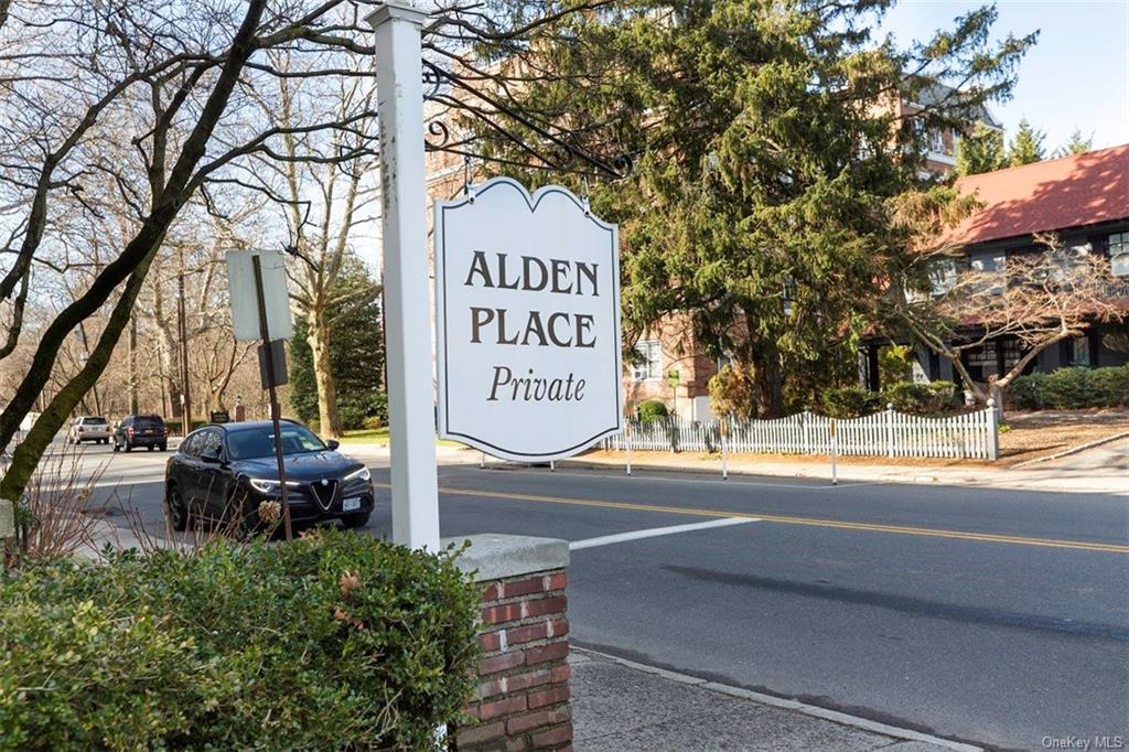 a view of a street sign