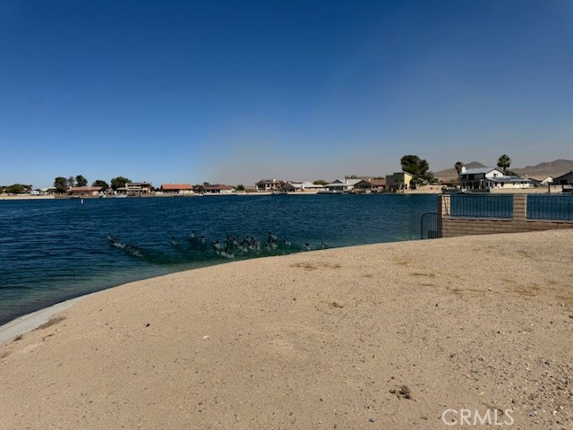 a view of a lake beach