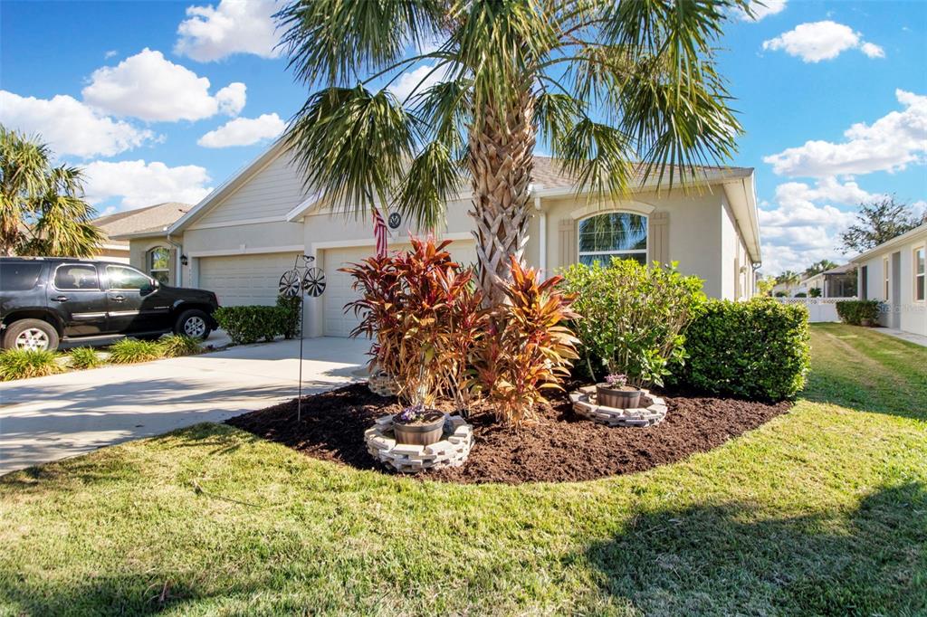 a front view of a house with swimming pool