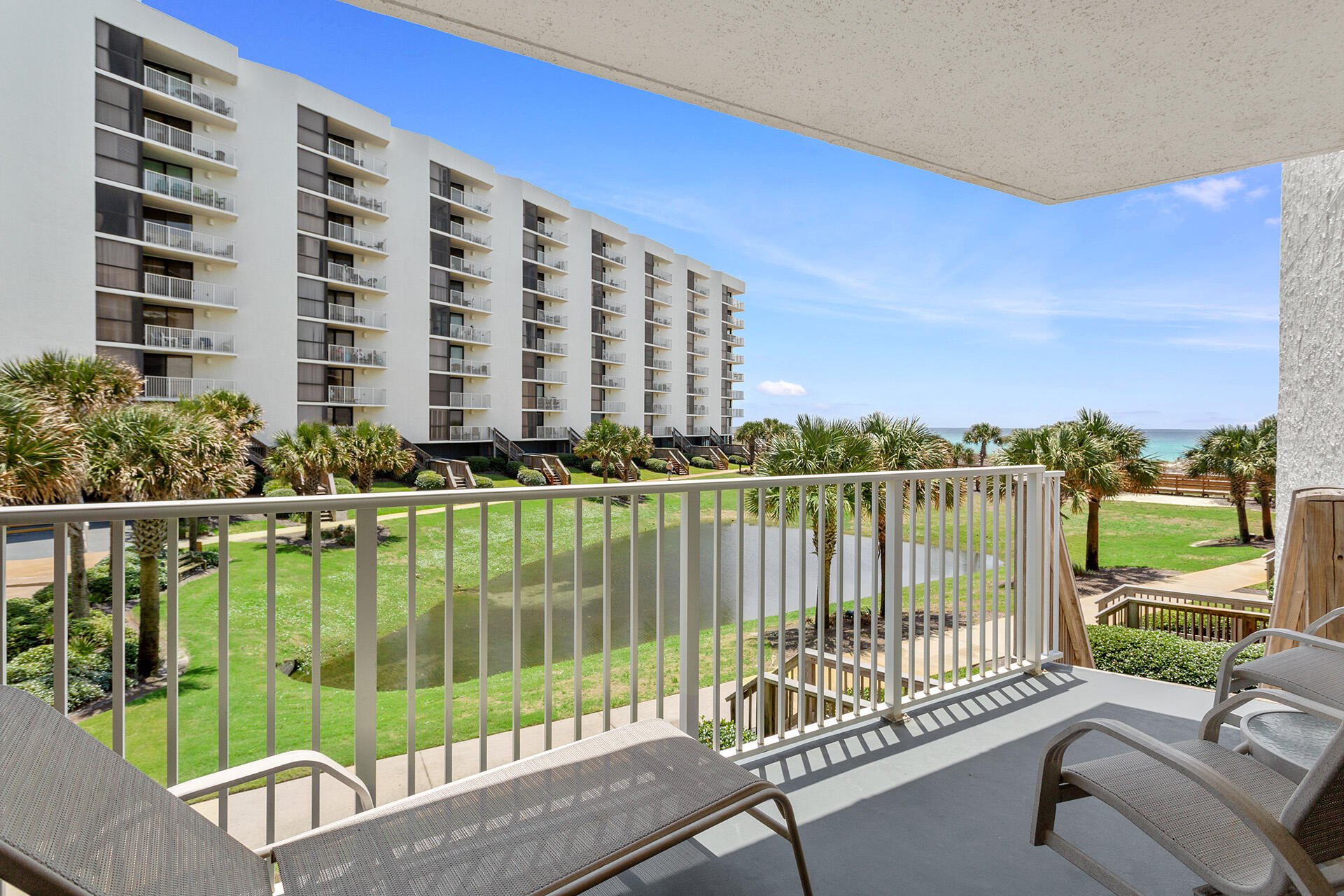 a view of balcony with outdoor space