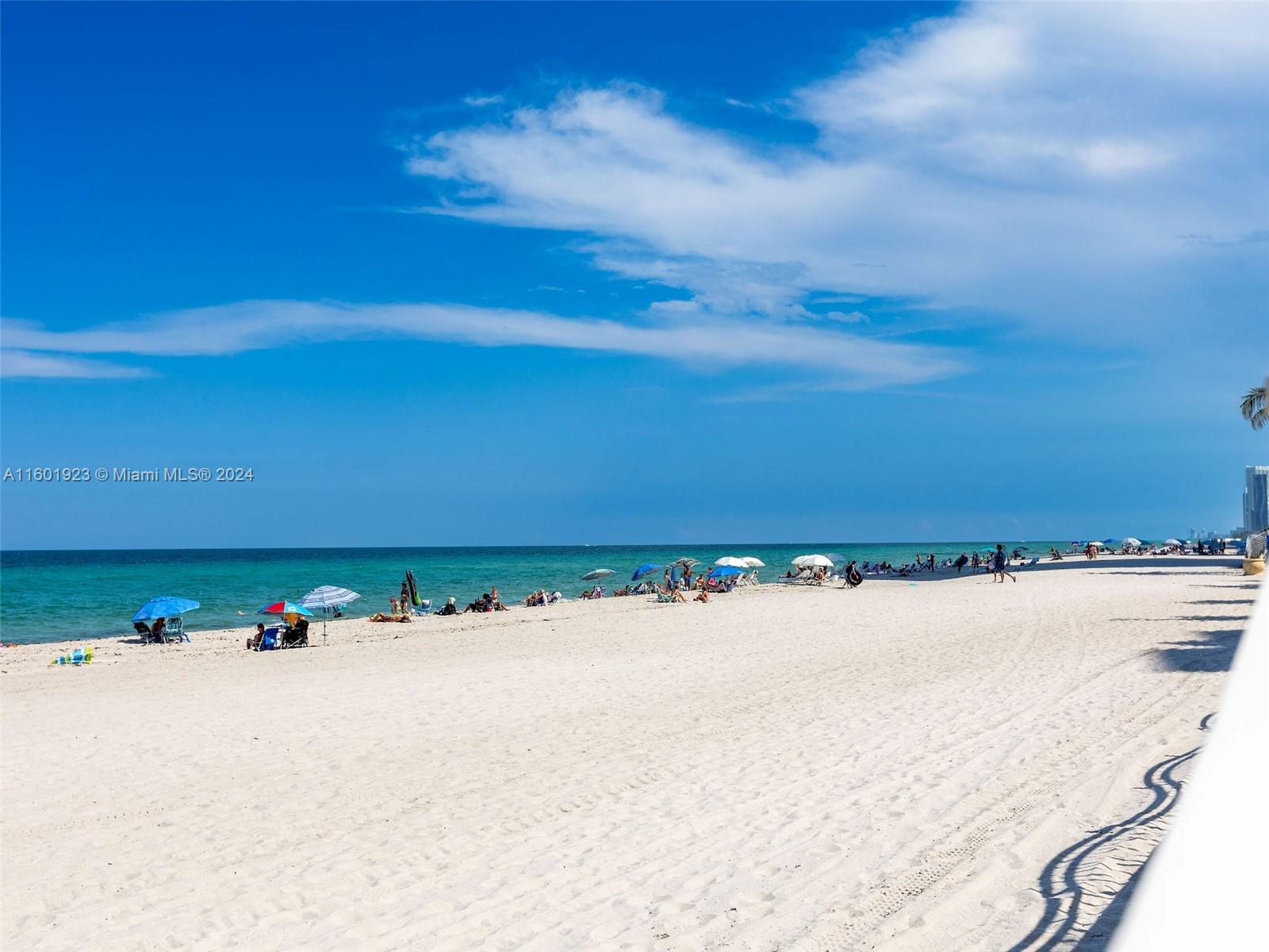 a view of ocean and beach