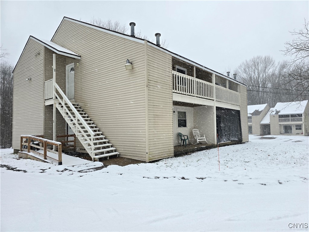 Exterior entrance to second floor unit #2