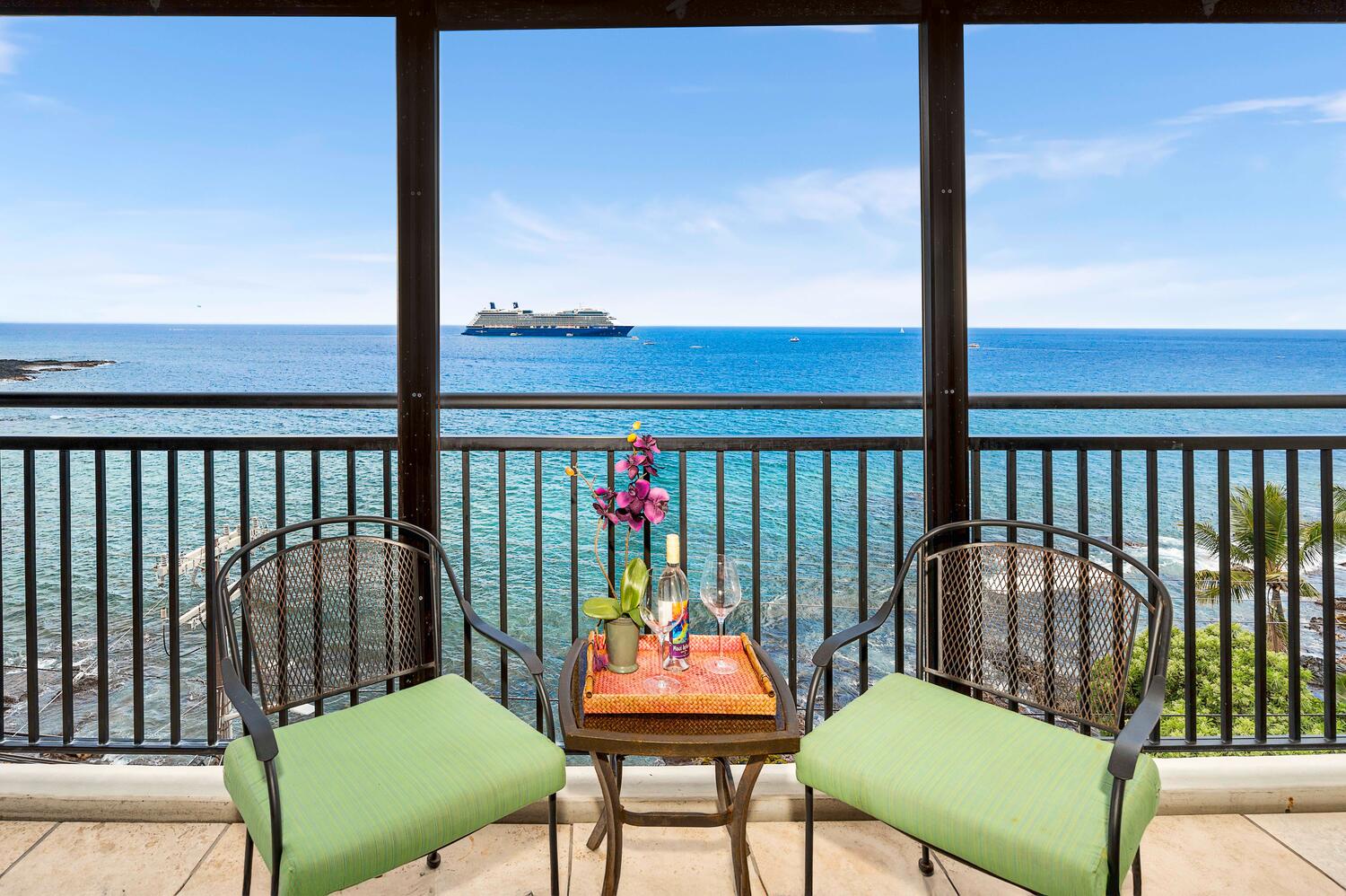 a view of a chair in the balcony