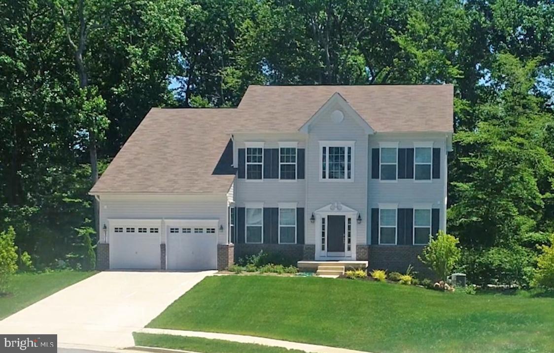 a aerial view of a house