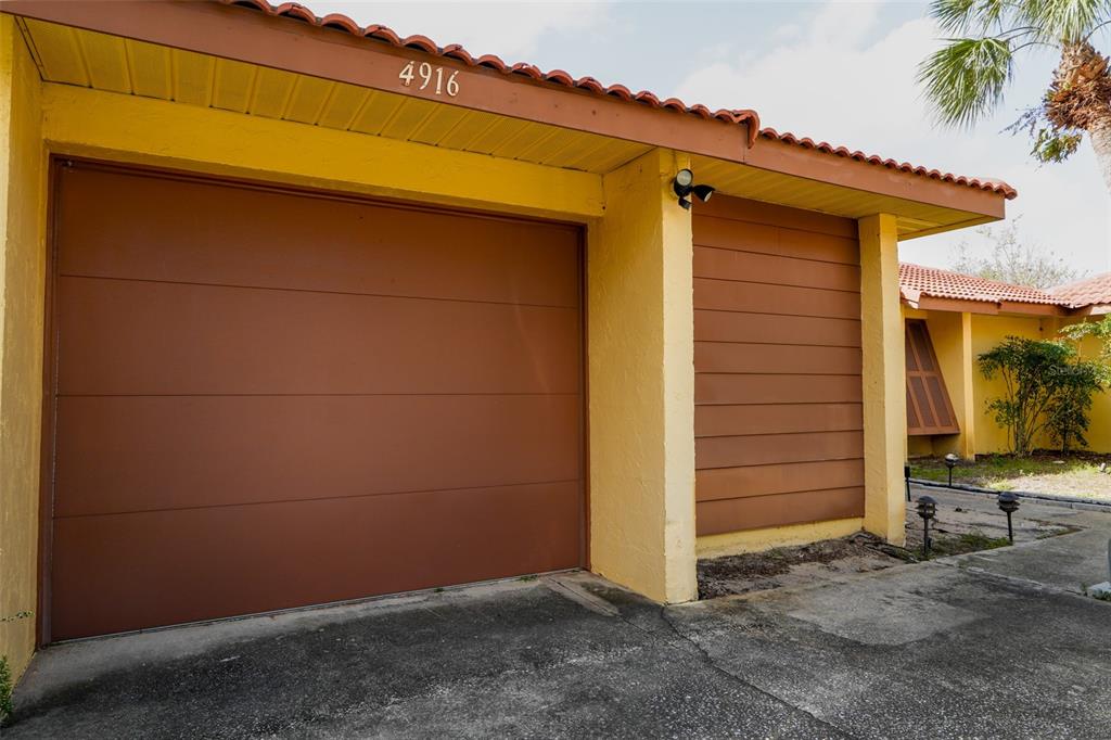 a view of garage