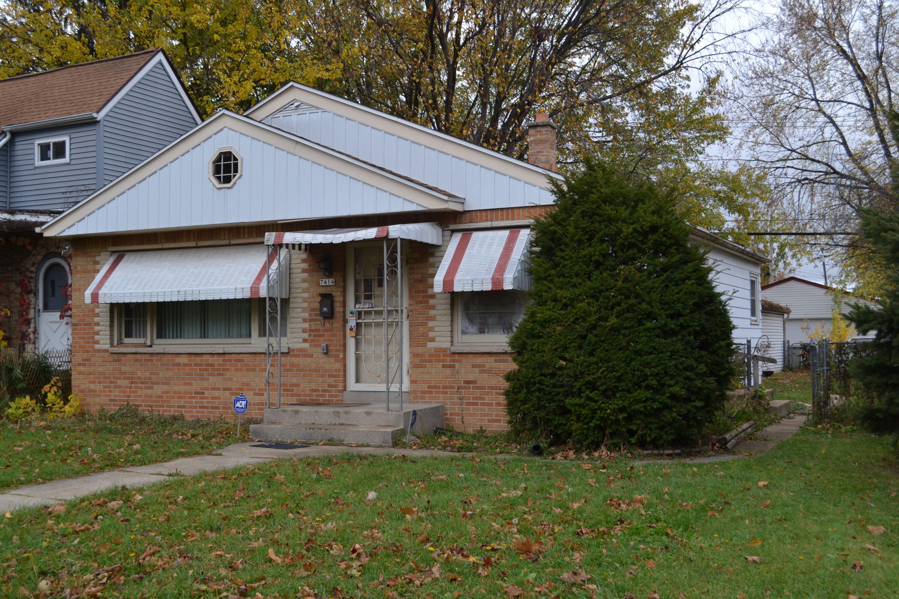 Front Entry faces South