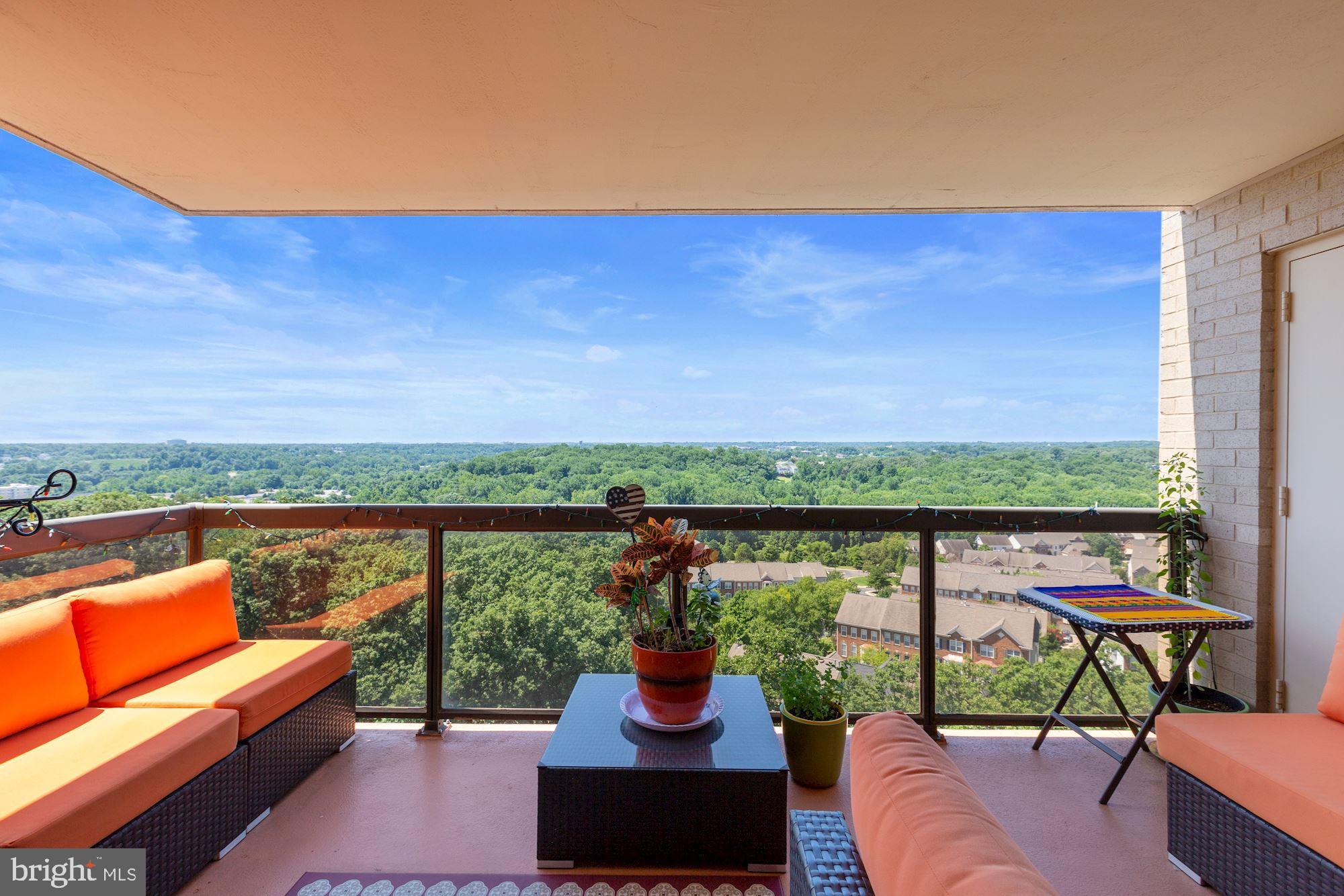 a view of a chairs and table in the terrace