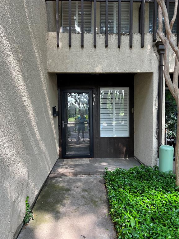 a view of a entryway door of the house