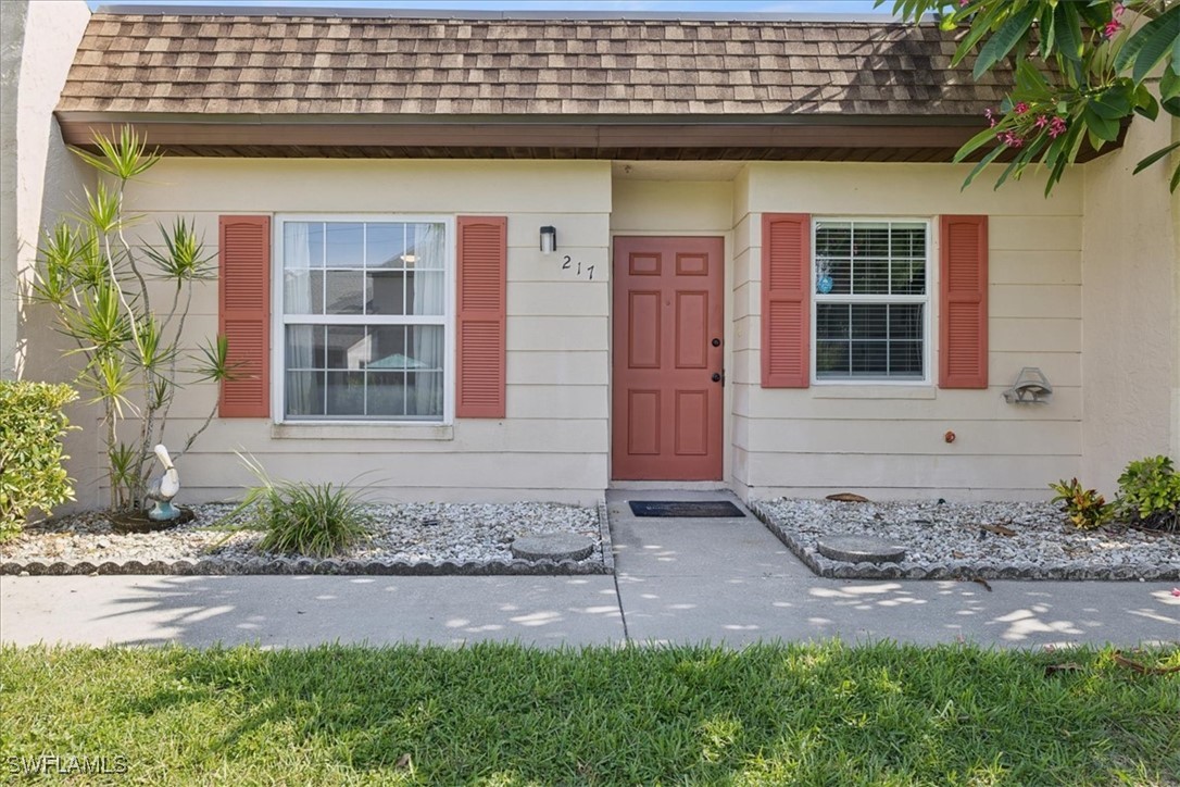 front view of a house