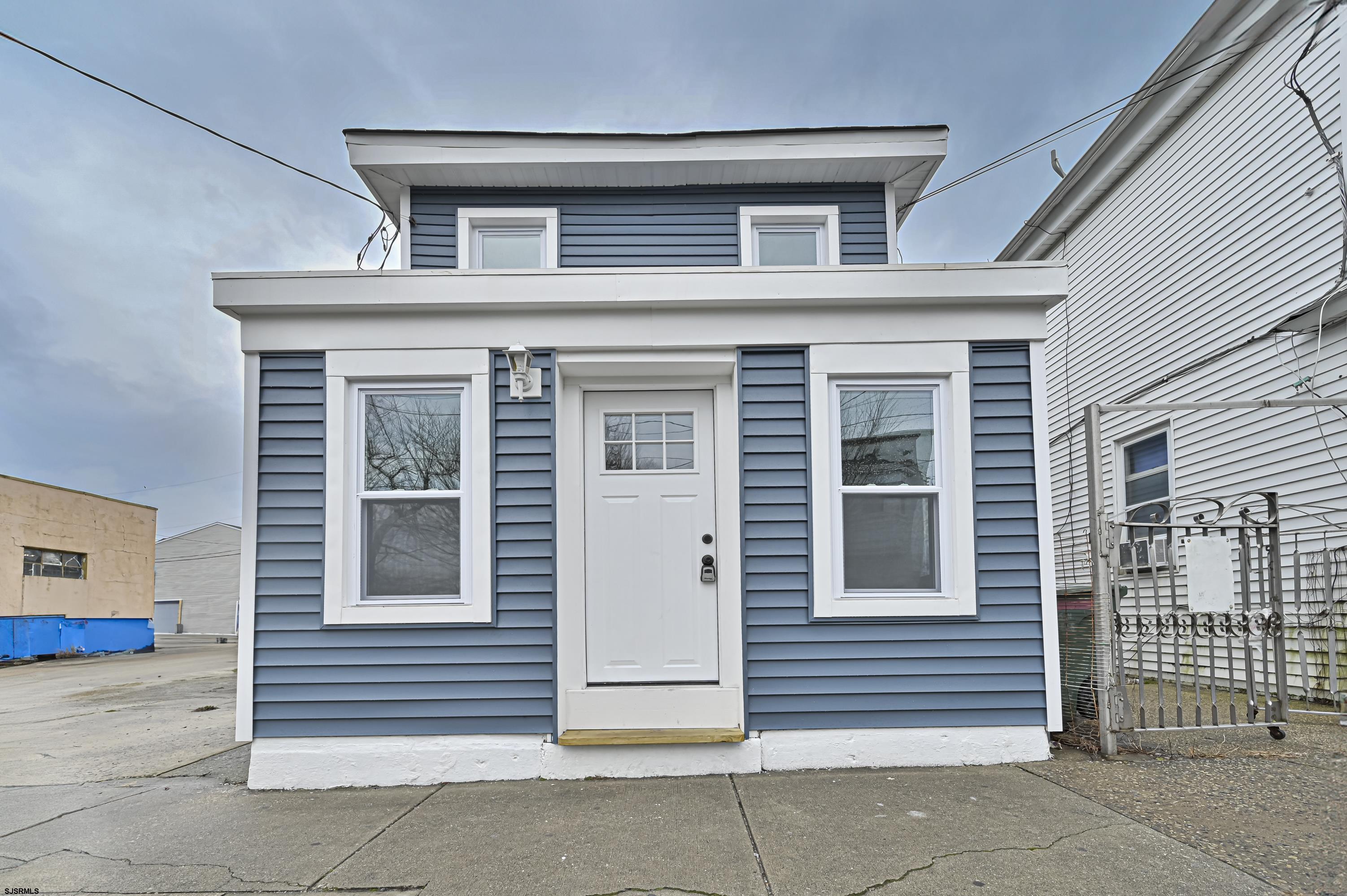 a side view of a house