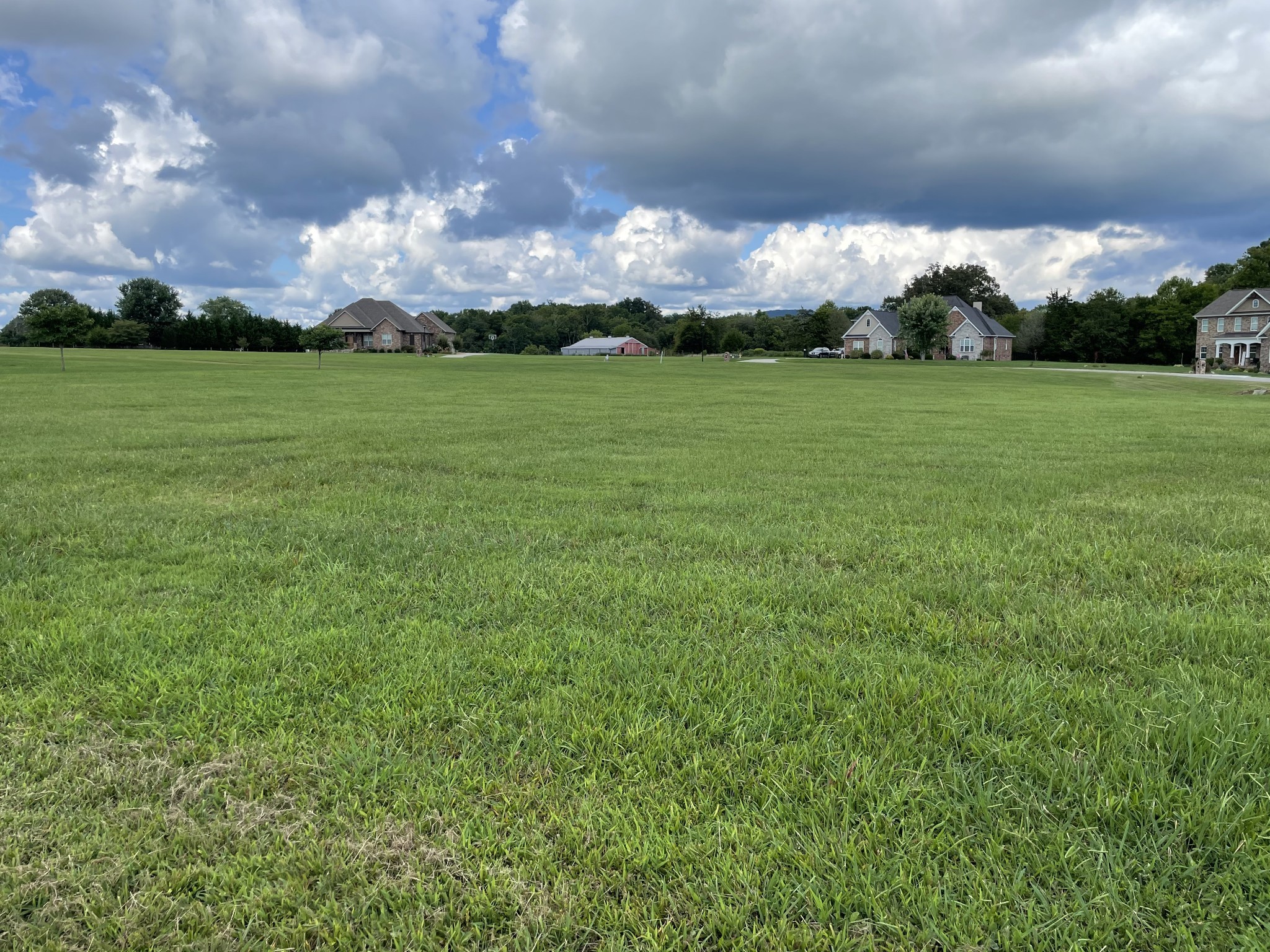 a view of a golf course