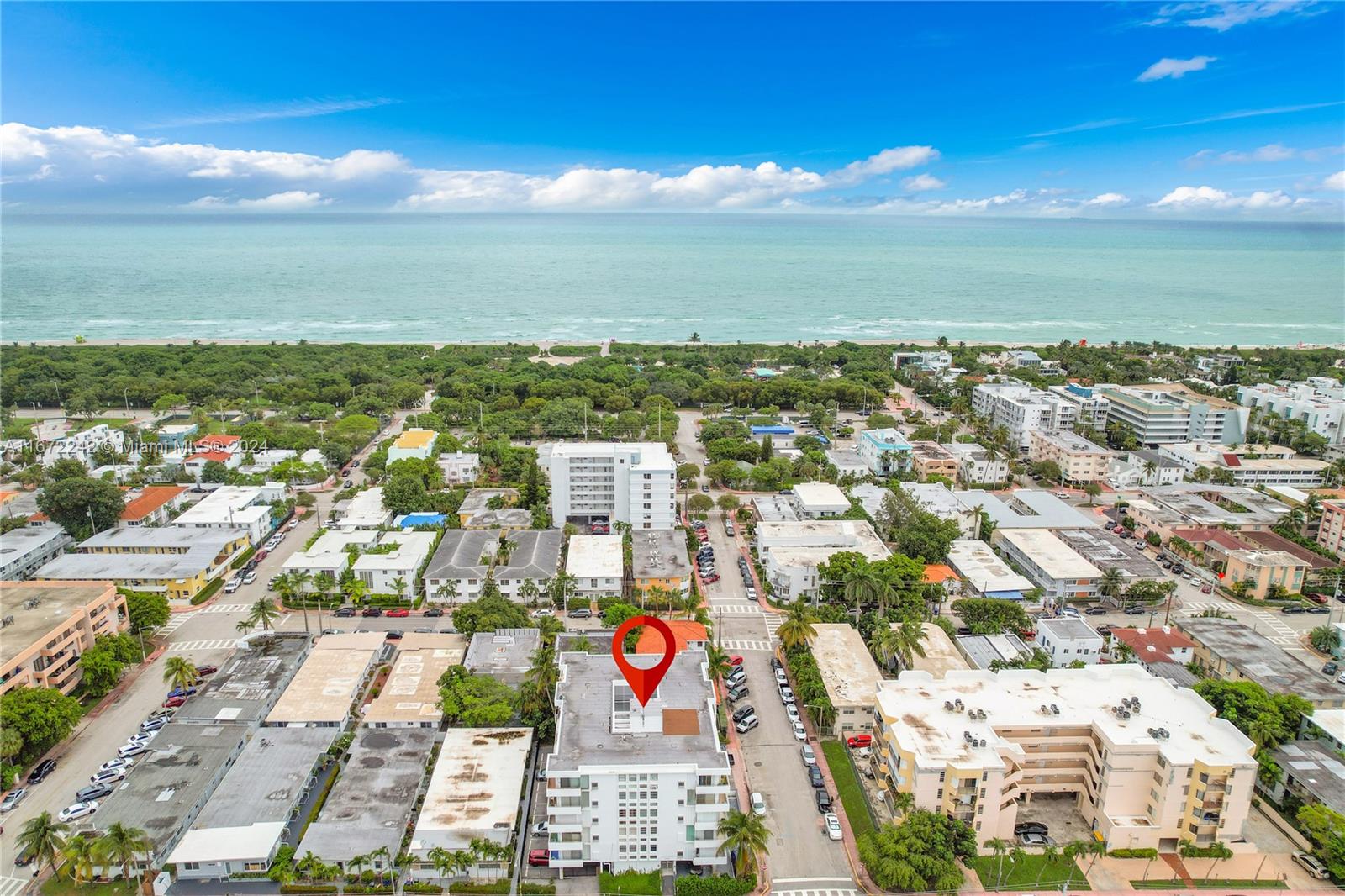 a view of city and ocean