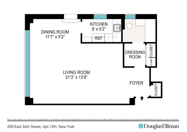 $3,400 | 200 East 36th Street, Unit 12H | Murray Hill