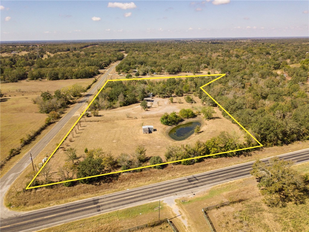 Drone / aerial view with road frontage at FM 244 a