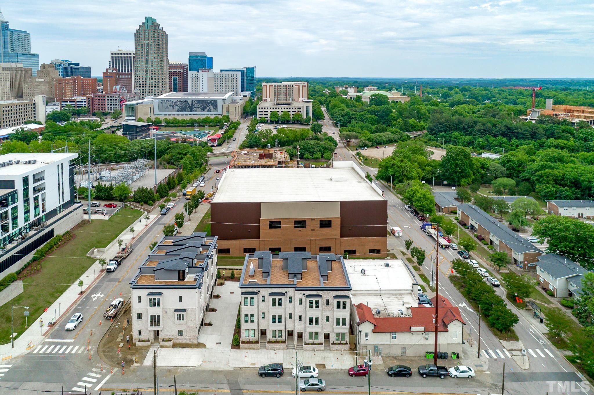 Over Durham Bulls Athletic Park looking West  City skyline, City photo,  Urban photography