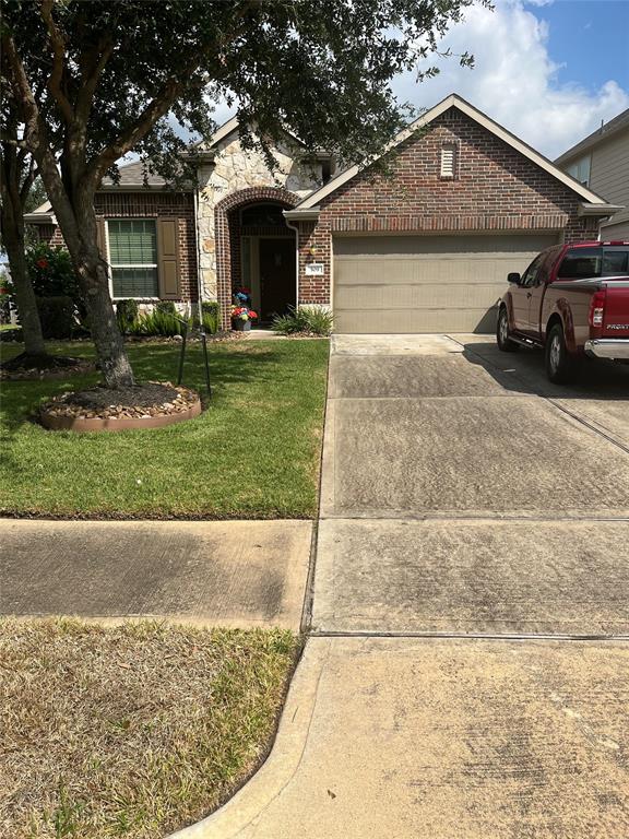 front view of house with a yard