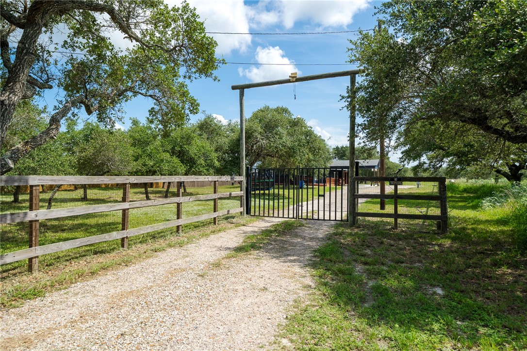 a view of a fence