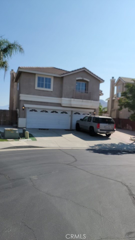 a car parked in front of house