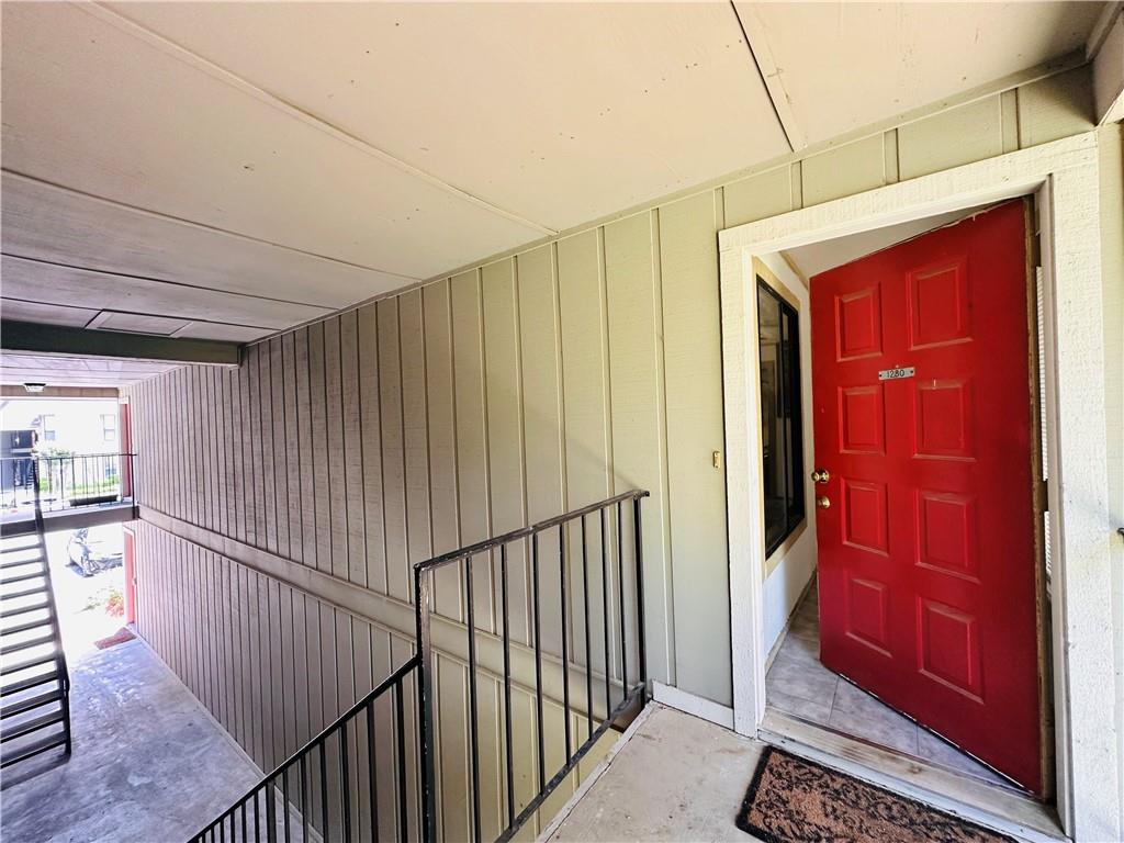 a view of a hallway