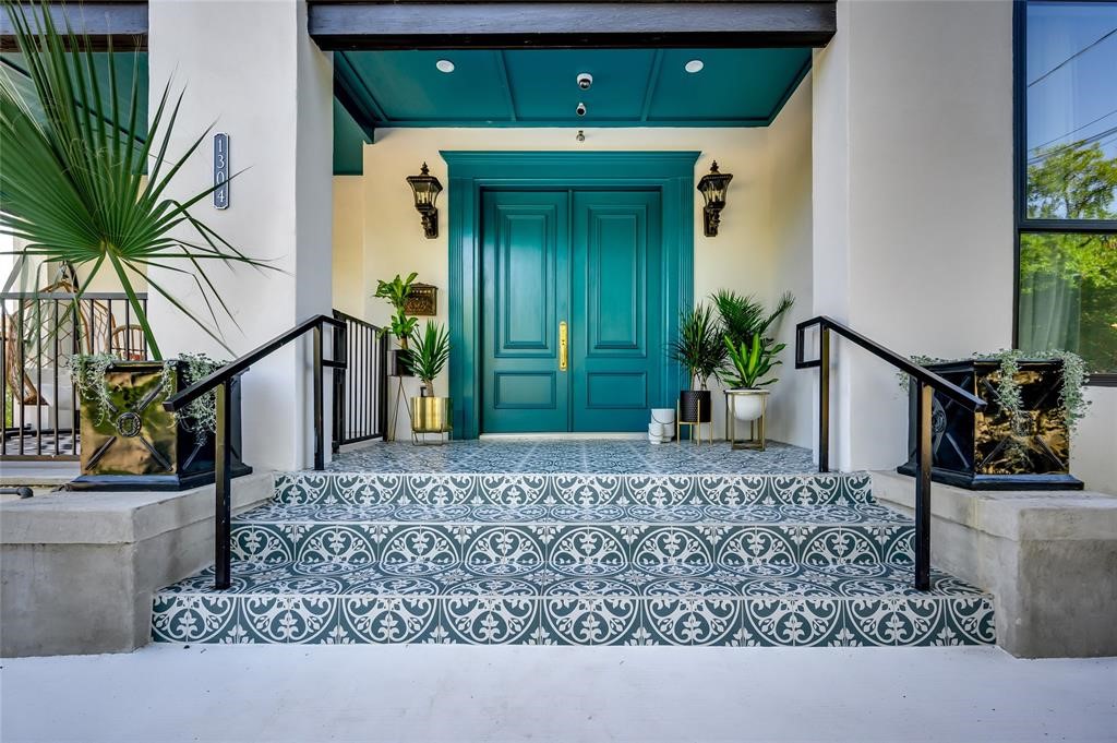 a view of a entryway door of the house