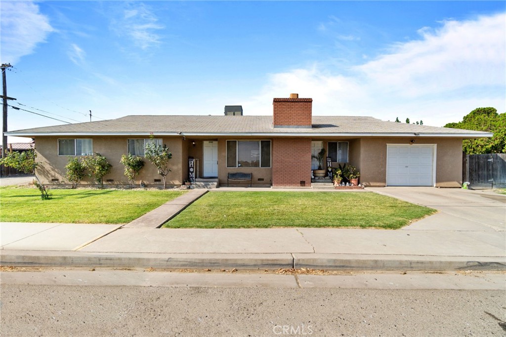 a view of a house with a patio