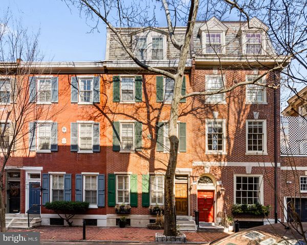 $2,650,000 | 2103 Delancey Place | Fitler Square