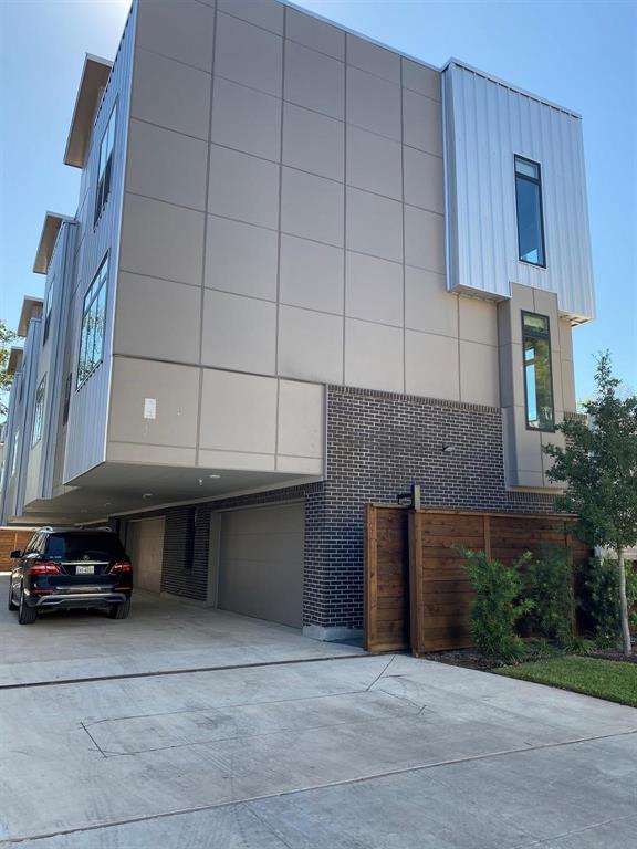 a car parked in front of a building