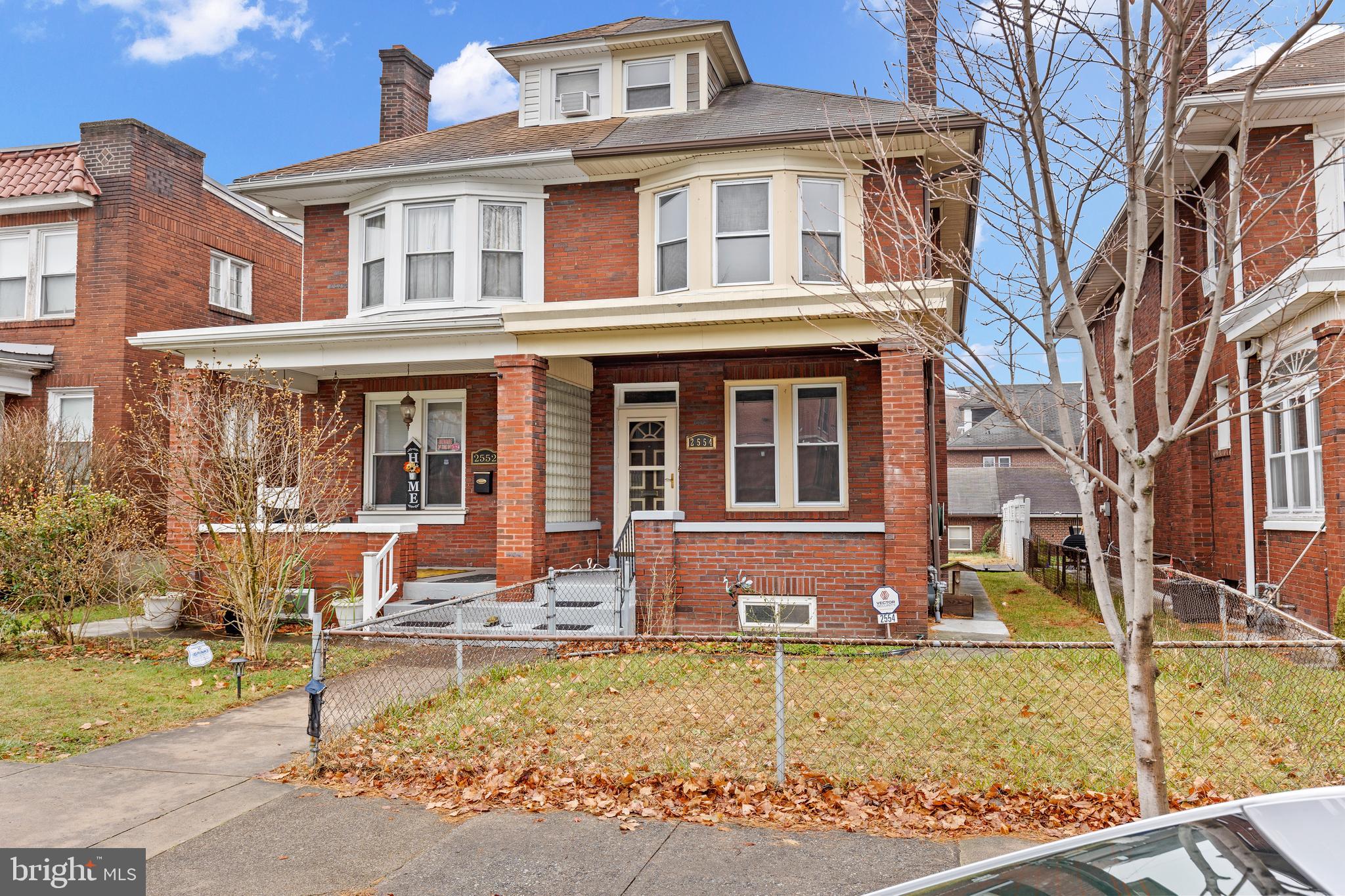 front view of house with a yard