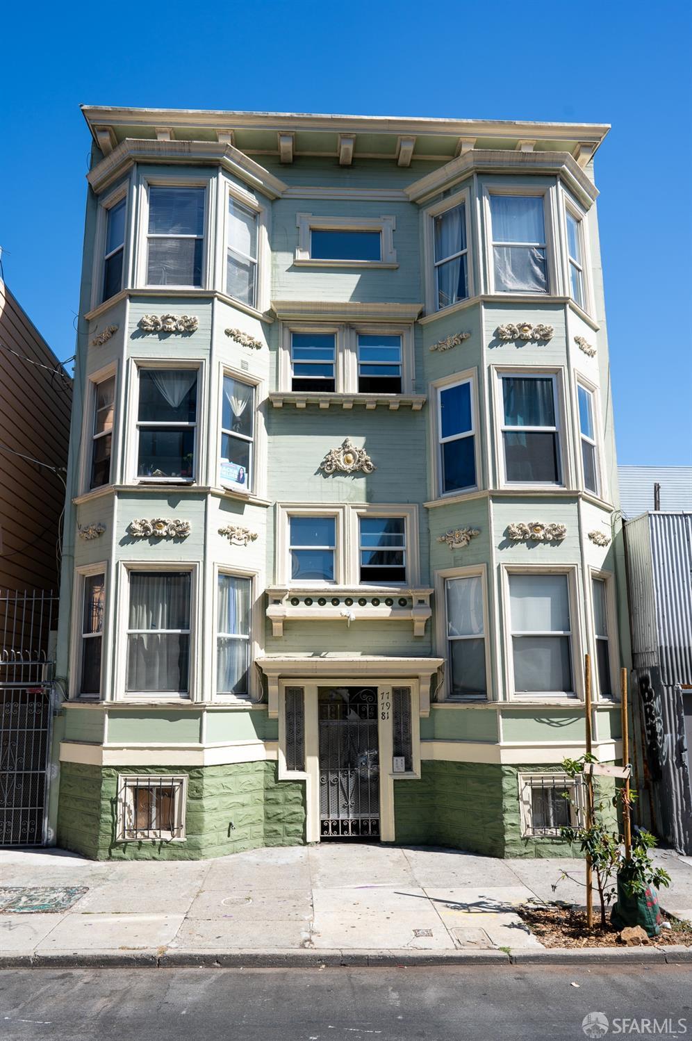 a view of building with a street