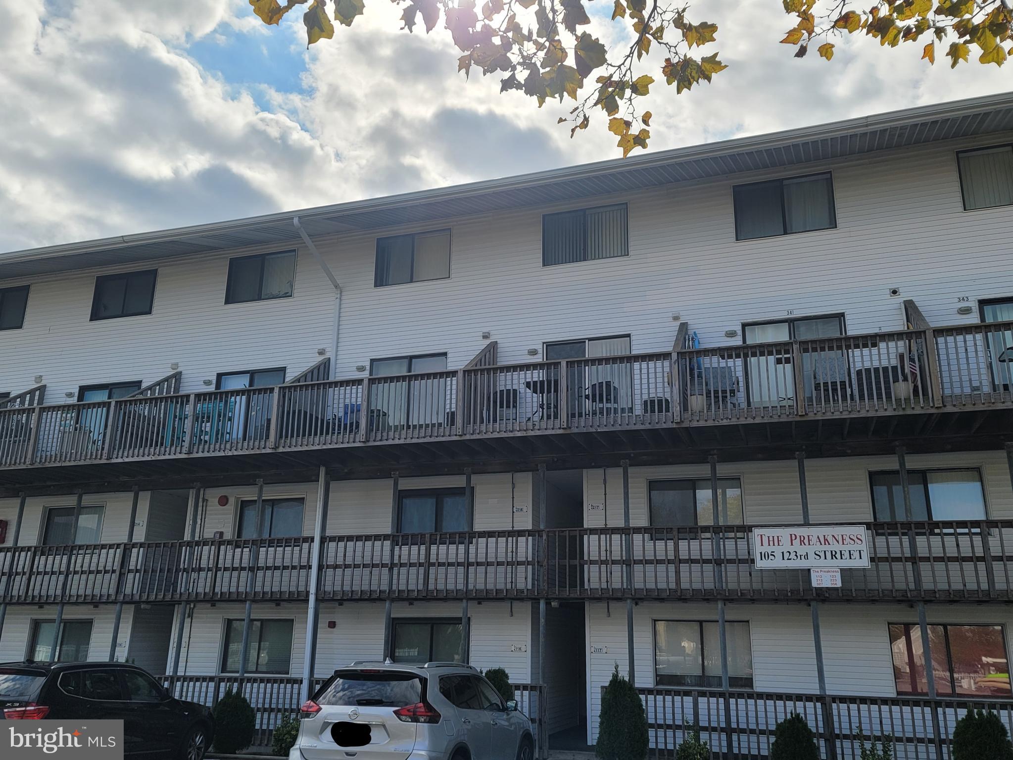 a large building with a balcony